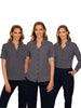 EMMA NAVY BLUE BUTTON DOWN LONG SLEEVE