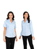 FREYA SKY DOUBLE BUTTON SHORT SLEEVE