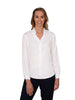 FREYA WHITE DOUBLE BUTTON LONG SLEEVE