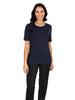 Navy blue and white