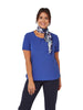 PENNY NAVY TUCK NECK SHORT SLEEVE