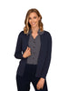 POLLY NAVY LONGLINE CARDIGAN
