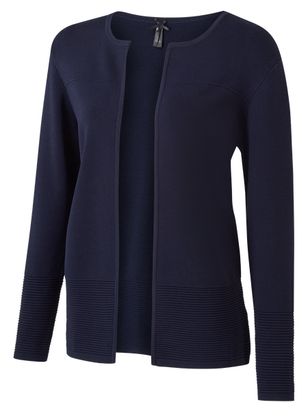 POLLY NAVY LONGLINE CARDIGAN