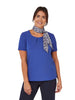SUZIE COBALT SCARF