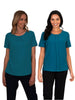 LIBBY JADE TUCK NECK SHORT SLEEVE