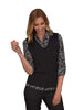 TALIA  BLACK KNITTED TANK SLEEVELESS