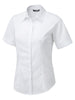 ZOE WHITE CONCEALED SHORT SLEEVE