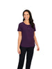 LIBBY BERRY TUCK NECK SHORT SLEEVE